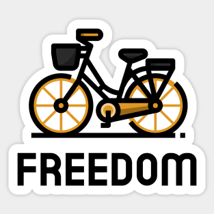 Freedom - Cycle Sticker